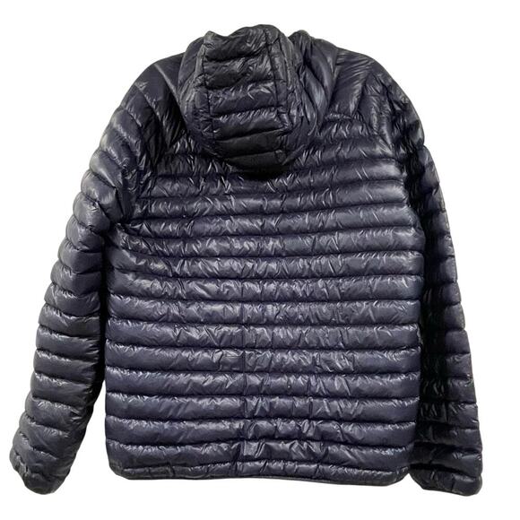 Mens Mountain Hardwear Navy Blue Down Hooded Ghost UL Jacket Size L - Picture 2 of 8